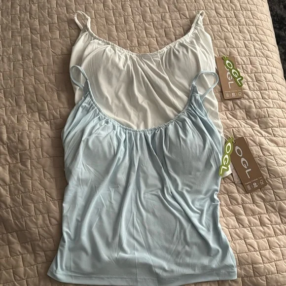 Two OGL Cropped Brami Tank Tops BNWT - Picture 1 of 3